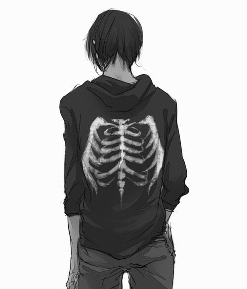 Sad Anime Boy Drawing Mysterious Anime Boy with Hoodie by Squeak10jan Anime