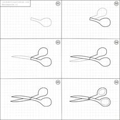 Scissors Drawing Easy 15 Best How to Draw Creative Images Easy Drawings Step