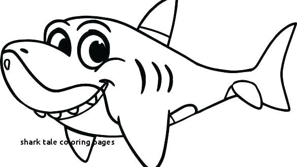 Shark Easy Drawing Lovely Coloring Pages Shark Easy Picolour