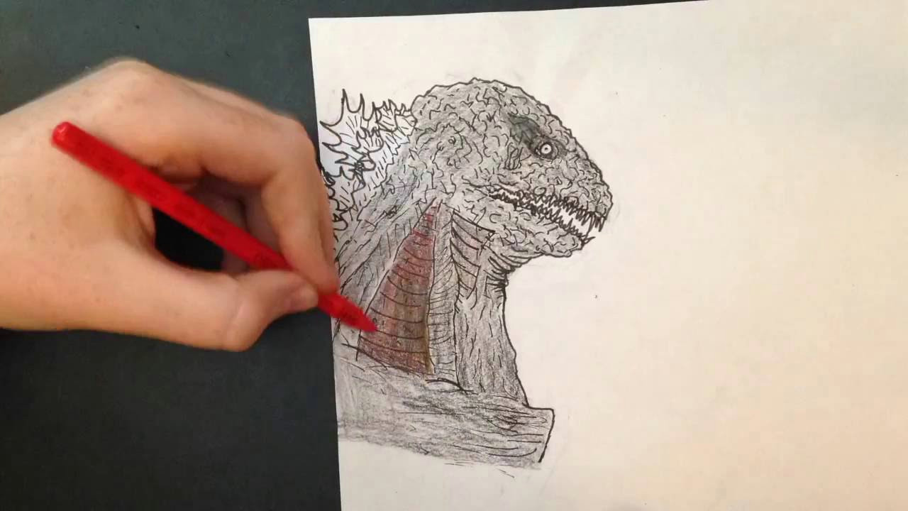 Shin Godzilla Drawing Easy Speed Drawing Shin Godzilla by Doodlezilla