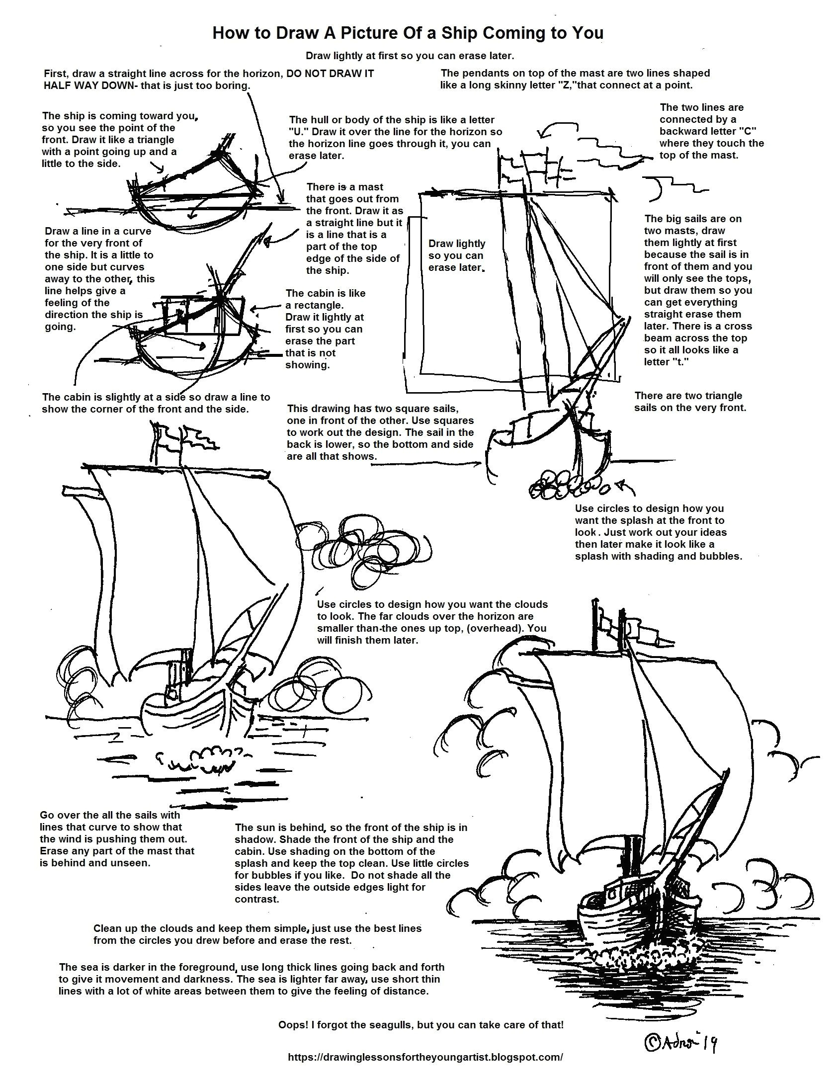 Ship Easy Drawing Pin by Adron Dozat On How to Draw Worksheets I Designed In