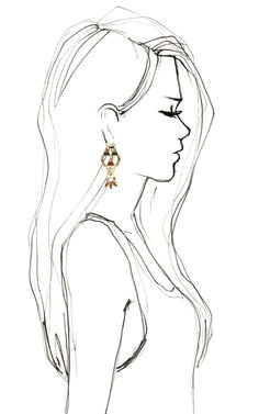 Silhouette Drawing Easy Bochic Hemingway Earrings Great Silhouette I Always Need A