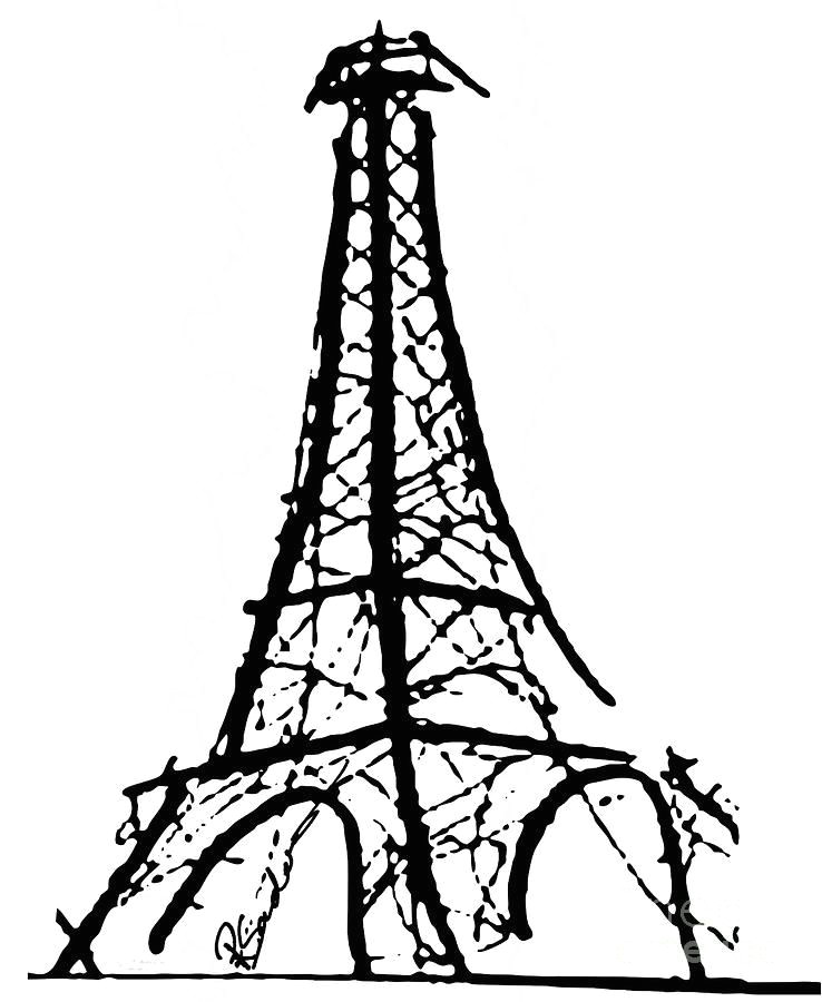 Silhouette Drawing Easy Easy Eiffel tower Silhouette Sketches Google Search