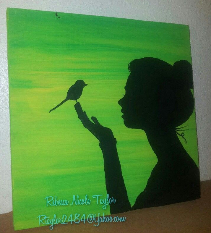 Silhouette Drawing Easy Image Result for Simple Tiny Canvas Paintings Silhouette