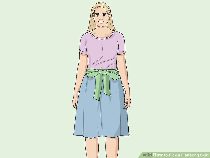 Skirt Girl Drawing How to Pick A Flattering Skirt 13 Steps with Pictures
