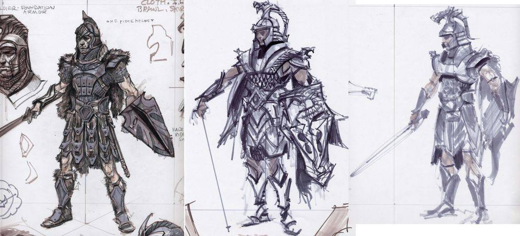 Skyrim Drawing Easy Imperialarmor07 Skyrim Concept Art Character Design