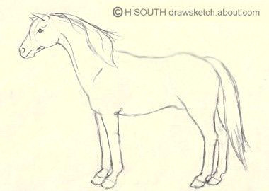 Step by Step Horse Drawing Easy Drawing A Horse is Easy with This Step by Step Guide Easy