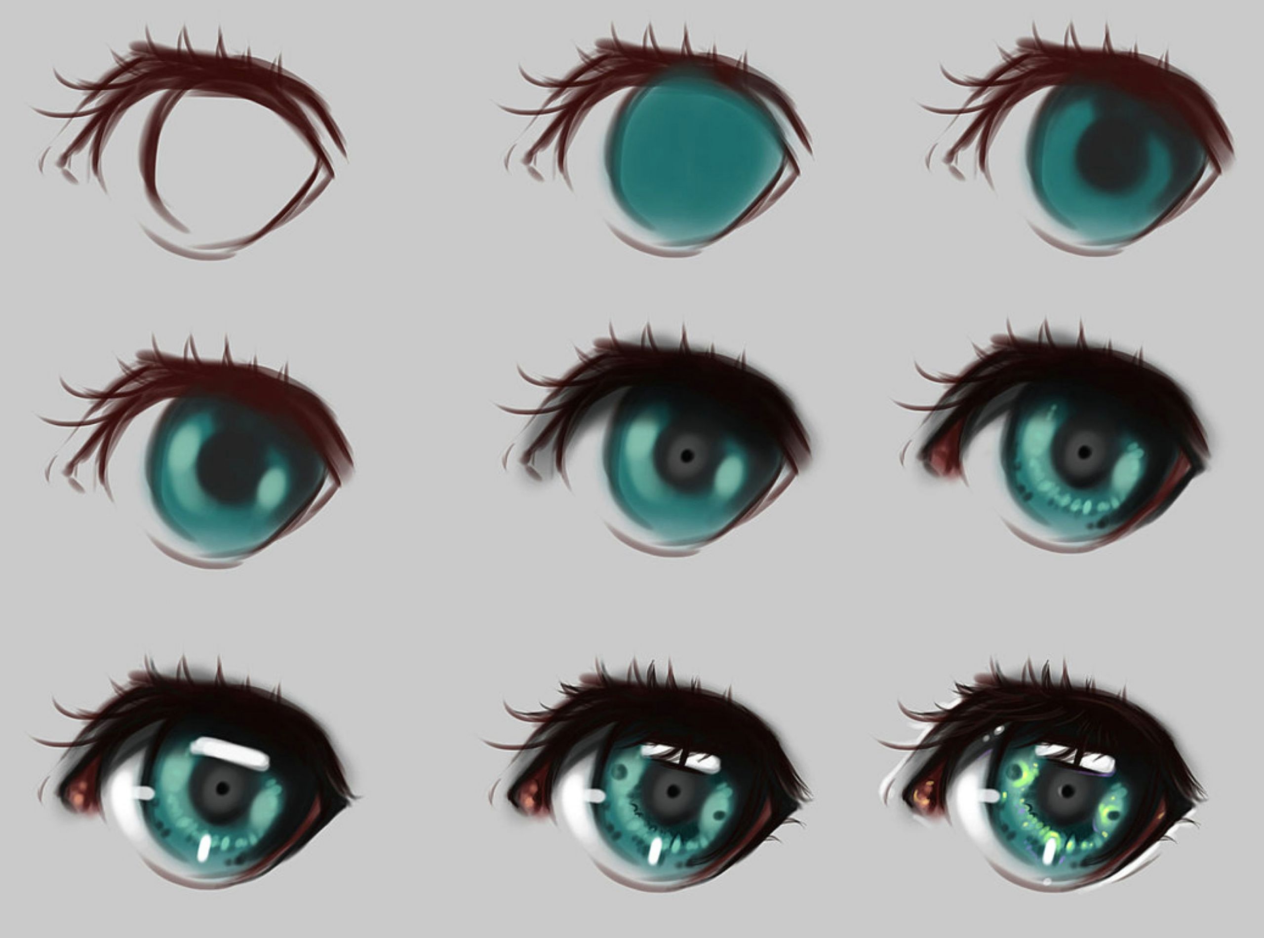 Step by Step How to Draw Anime Eyes Eyes Step by Step by Ryky On Deviantart Digital Art