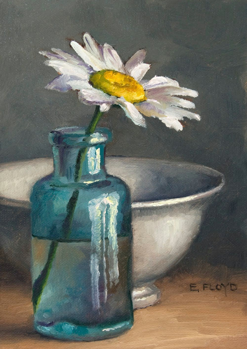 Still Life Drawing with Oil Pastels Easy Daisy A New Floral Painting Oil Pastel Paintings Daisy