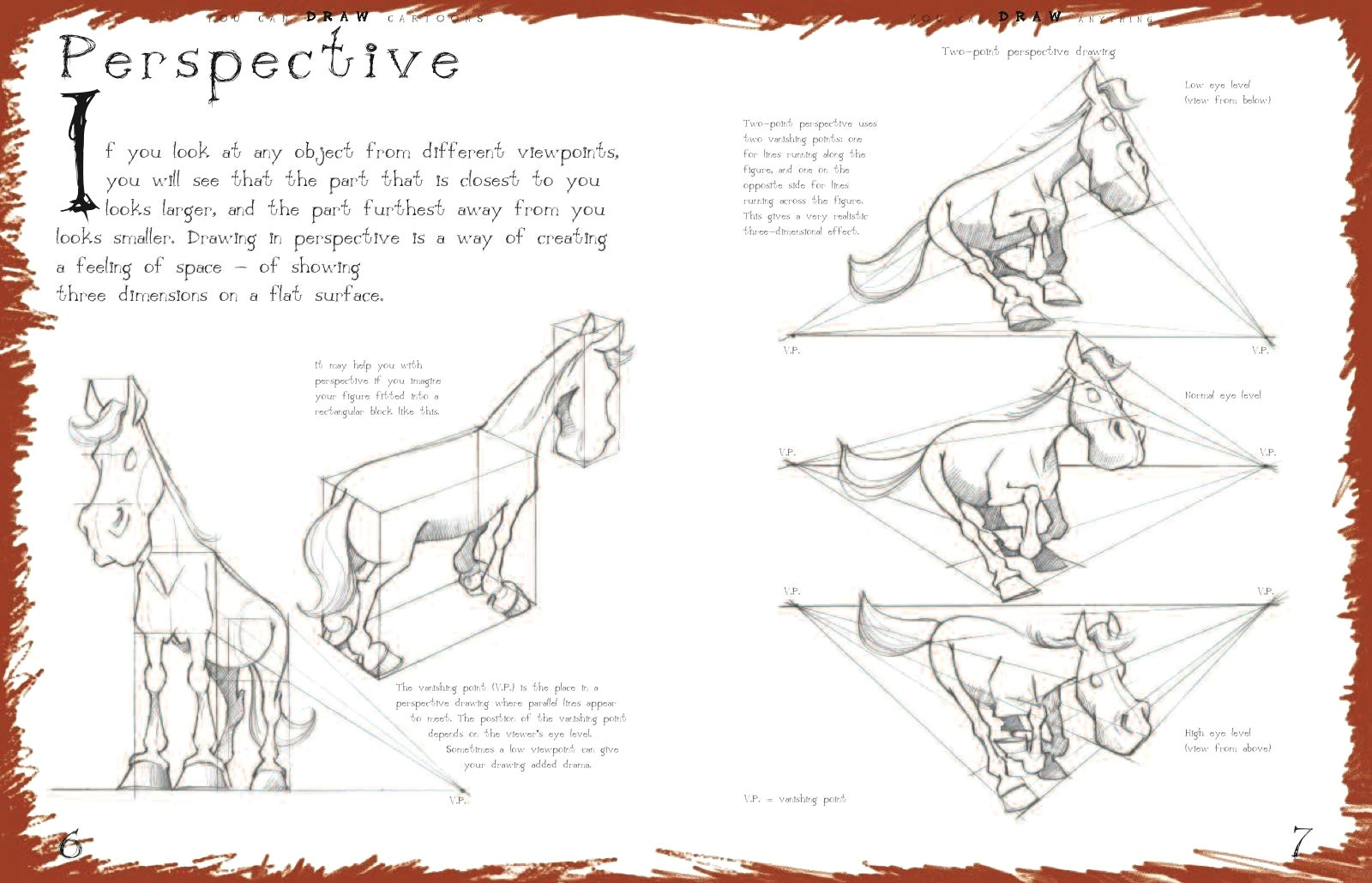 Straight Line Drawing Animals Cartoons How to Draw Amazon De David Antram Ba A Cher