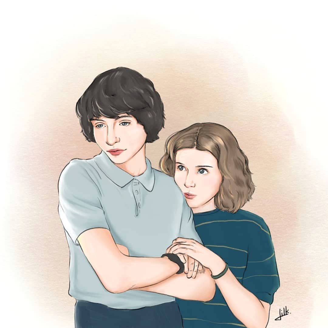 Stranger Things Drawings Easy Stranger Things Mike and Eleven by Alwayssketch Finn