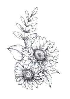 Sunflower Girl Drawing Sunflower Drawing Tattoo Google Search Sunflower Tattoos