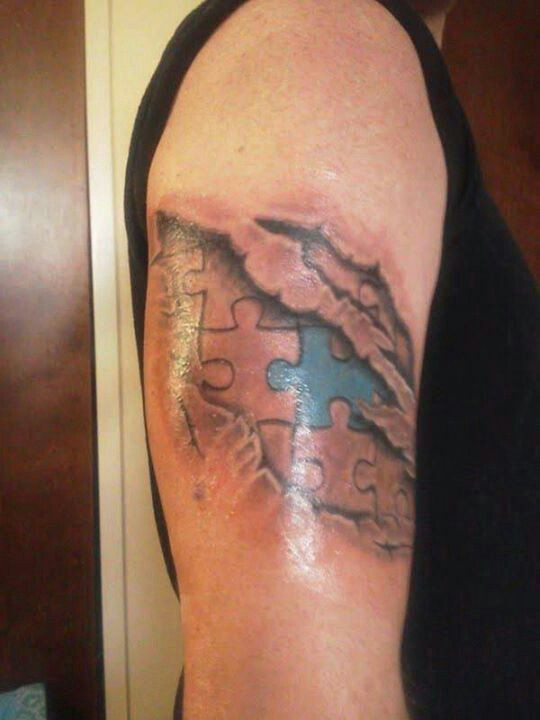 Tattoo Draw Up Your Idea Autism Tattoo Won T Cover Up Your Other but I Love the