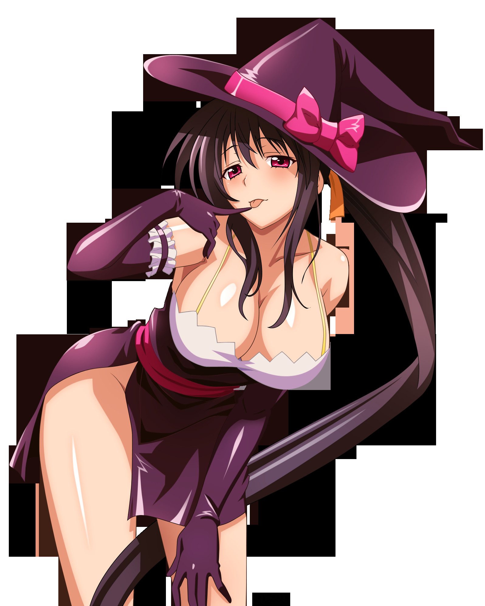Thicc Anime Girl Drawing Witch Akeno by Sicnesse Anime Awesome Anime Thicc Anime