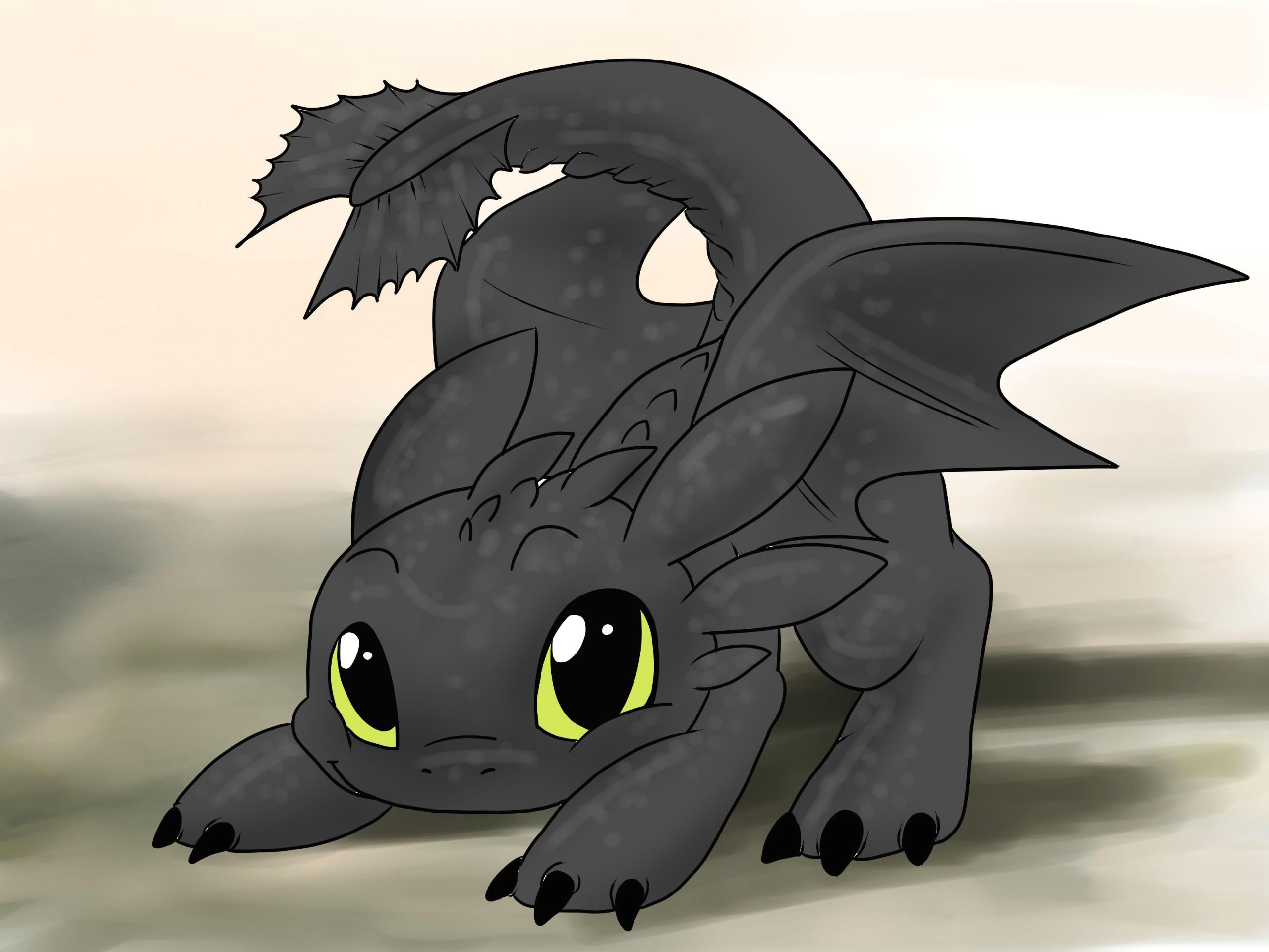 Toothless Dragon Drawing Easy Ohnezahn Zeichnen Wikihow