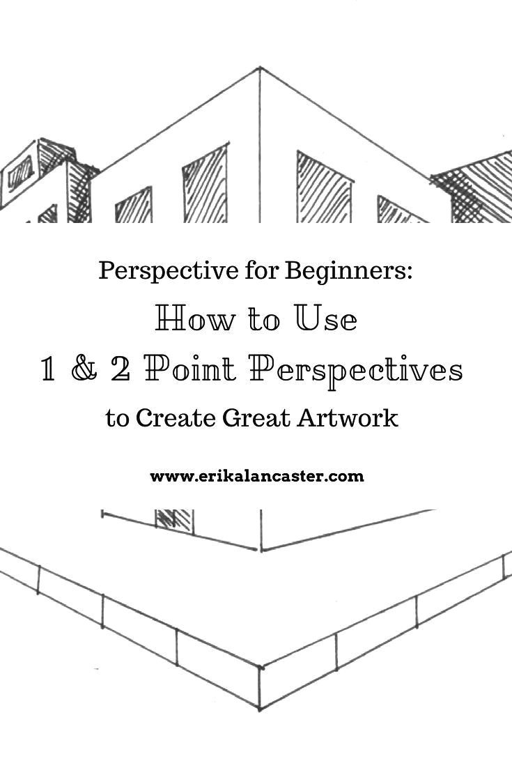 Two Point Perspective Drawing Easy Perspective for Beginners How to Use 1 and 2 Point