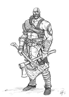 War Drawing Easy 13 Best Kratos Images God Of War Drawings Sketches Tutorial