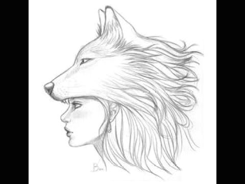 Wolf and Girl Drawing Easy How to Girl Wolf Drawing Let S Learn Drawing