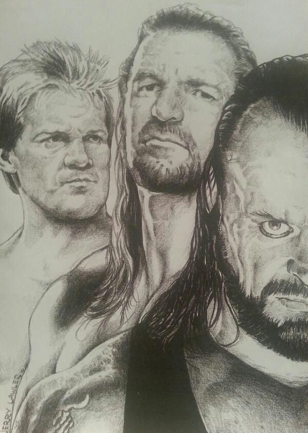 Wwe Drawings Easy Wonderful Drawing by Jerry the King Lawler Undertaker Wwe