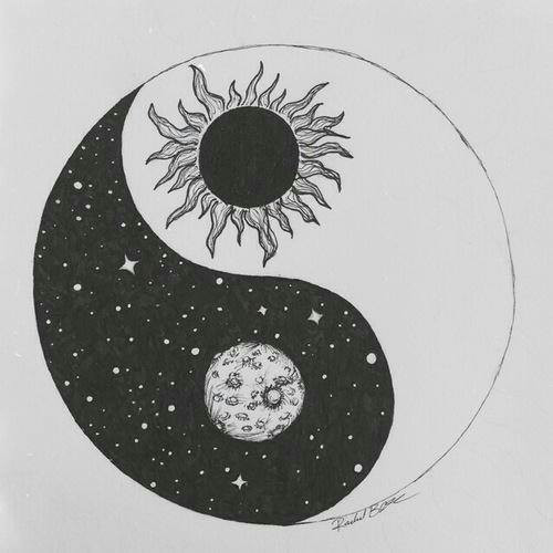 Yin Yang Drawing Ideas Yin Yang Yin Yang Tattoos Zeichenvorlagen Und Kunst Tattoos