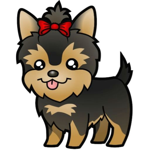 Yorkie Drawing Easy Cute Cartoon Yorkie Stock Photos Images Pictures Cute
