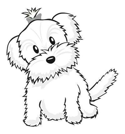 Yorkie Drawing Easy Yorkie Coloring Pages Color A Puppy Puppy Coloring