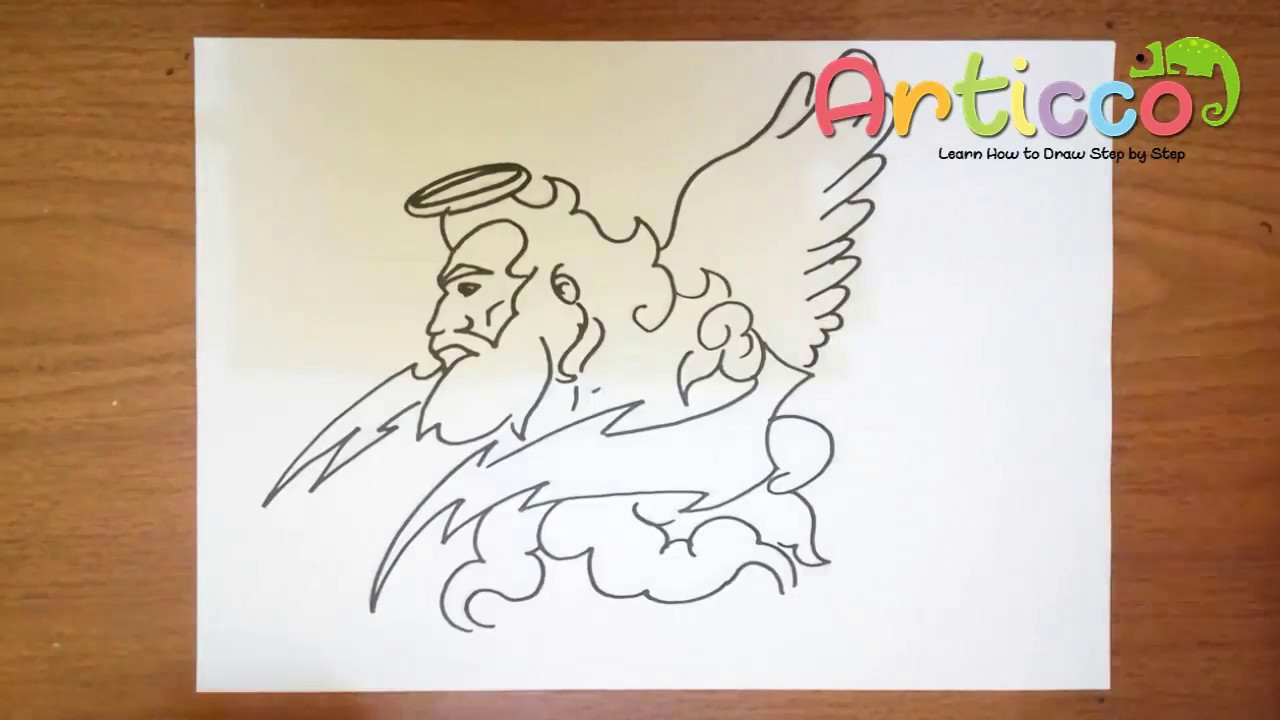 Zeus Easy Drawing How to Draw Zeus Step by Step Easy