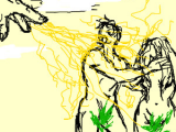 Adam and Eve Easy Drawing God Smiting Adam and Eve Adam Eve Drawings Funny Drawings