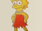 Animated Cartoon Characters to Draw Cartoon Character Lisa Simpson the Simpsons Drawing