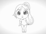 Anime Drawing with Hoodie How to Draw A Chibi Character 12 Steps with Pictures