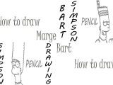 Bart Simpson Drawing Easy How to Draw the Simpsons Characters Easy Marge and Bart Pencil Mrusegoodart