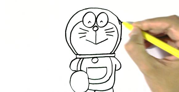 Cartoon Drawing Banana How to Draw Doraemon In Easy Steps for Children Beginners Youtube