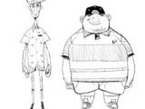 Cartoon Drawing Guy 439 Best Character Design Big Guys Images Character Design