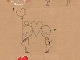 Cartoon Drawing Methods How to Draw Cartoon Kids In Love From the Word Love In This Easy