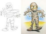 Cartoon Drawing Rules Artist Dad Delightfully Colorizes His Kids Whimsical Drawings Art