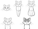 Cat Drawing Ideas How to Draw A Kitty Cat Drawing Tutorial Sketches