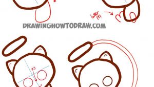 Charmander Drawing Easy How to Draw Cute Baby Chibi Mew From Pokemon Easy Step by