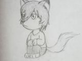 Child Drawing Of A Wolf Ame From Wolf Children My Drawings Pinterest Wolf Children