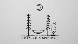 Cool Easy Small Drawings Let S Go Camping Doodle for Art Journals or Planners Easy