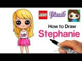 Cute Girl Drawing Youtube How to Draw Lego Friends Stephanie Youtube Cute Drawing In 2019