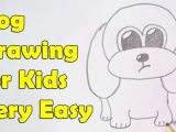 Dog Drawing Easy Youtube How to Draw A Dog for Kids Youtube