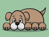Dog Drawing Easy Youtube How to Draw A Simple Cartoon Dog 11 Steps with Pictures