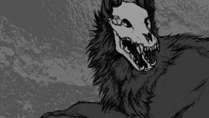 Draw A Demon Wolf Wolf Skeleton Random Stuff Pinterest Wolf Drawings and Anime Wolf