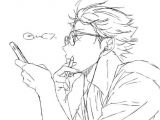 Draw Anime Glasses Haikyuu Oikawa with Glasses A Haikyuu Anime Und