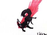 Draw Bloody Wolf Ink Inspire Illustration Art Artwork Juxtapoz Wolf Wolves