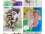 Draw On Your Head Game Ideas Dual Self Portraits In Art therapy Art therapy Activities