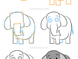 Drawing A Cartoon Elephant Step by Step How to Draw An Elephant Comment Dessiner Un Elephant U O O C