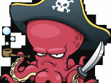 Drawing A Cartoon Octopus Octopus Pirate the Art Of Funky Octopus Drawings Pirates