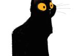 Drawing A Cat Quickly Dailycatdrawings 551 Black Cat Sketch Quick Sketch with A Weird