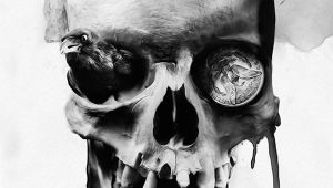 Drawing A Skull and Crossbones Digital Skull Illustrations by Noxbil Artists that Inspire Skull